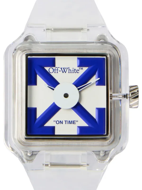 Off-White Proto 01 Squared 45mm Watch | Blue | FARFETCH