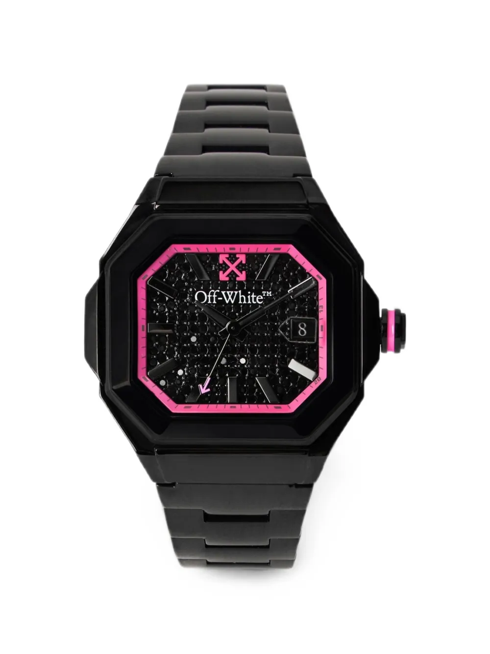 Off-White Shift Armbanduhr 40mm - Schwarz