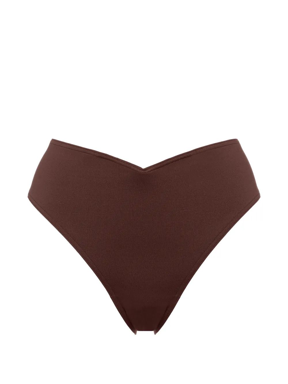 Eres Préstance High-waisted Bikini Bottoms In Brown