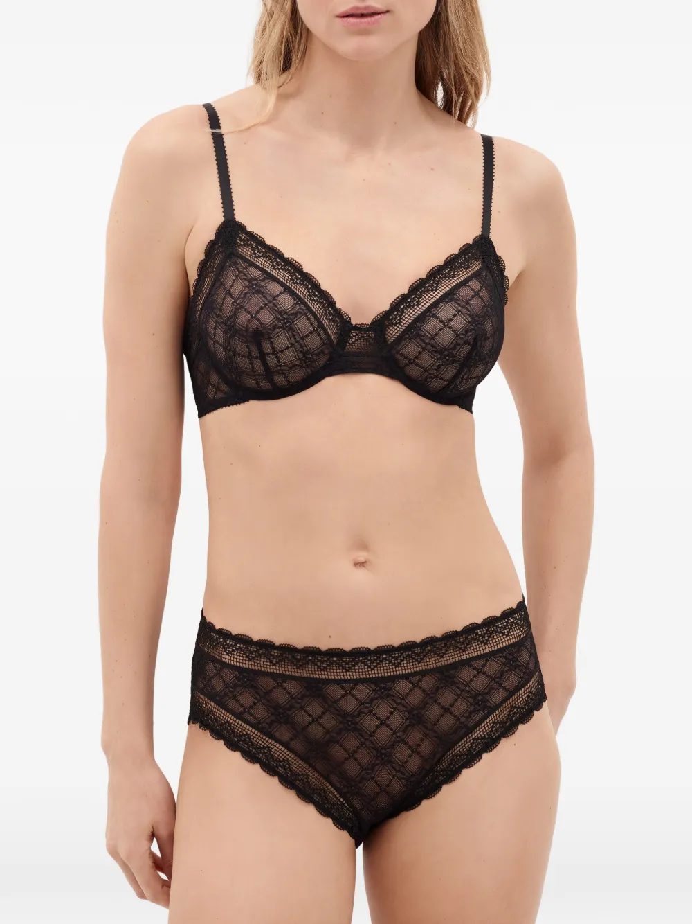 ERES Enchanteur bh met kanten afwerking Zwart