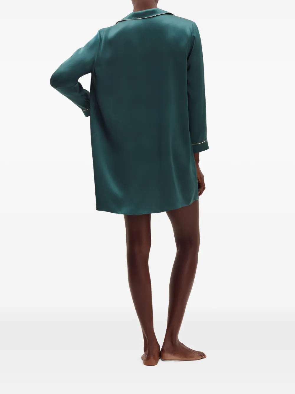 ERES Gala blousejurk met afwerking Groen