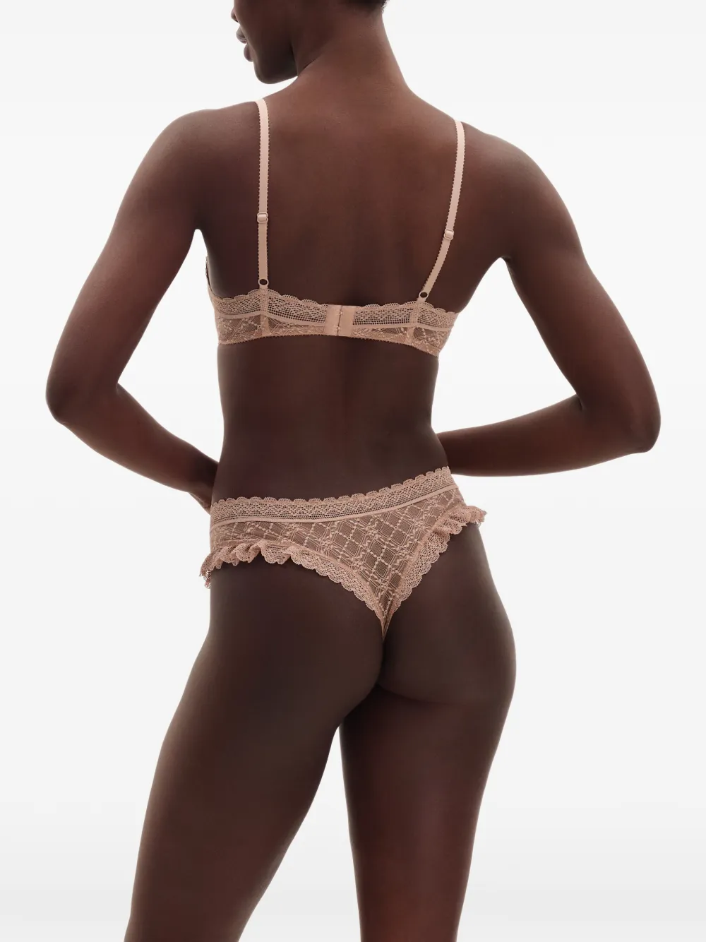 ERES Lili tanga met ruches Beige