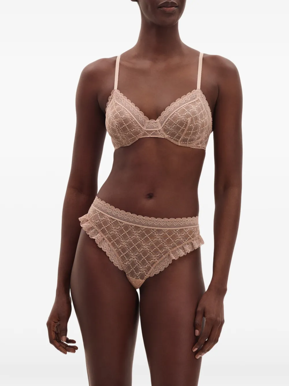 ERES Lili tanga met ruches Beige