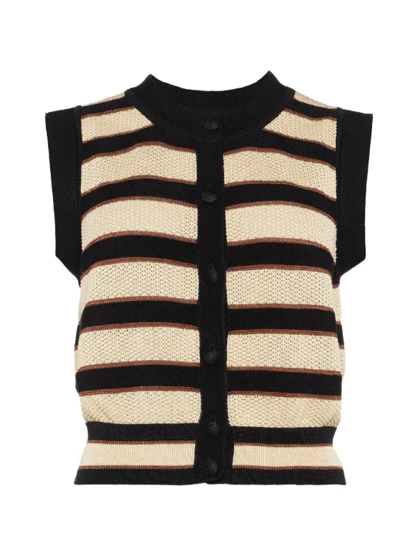 Eres Divergent Striped Top in Multicolour