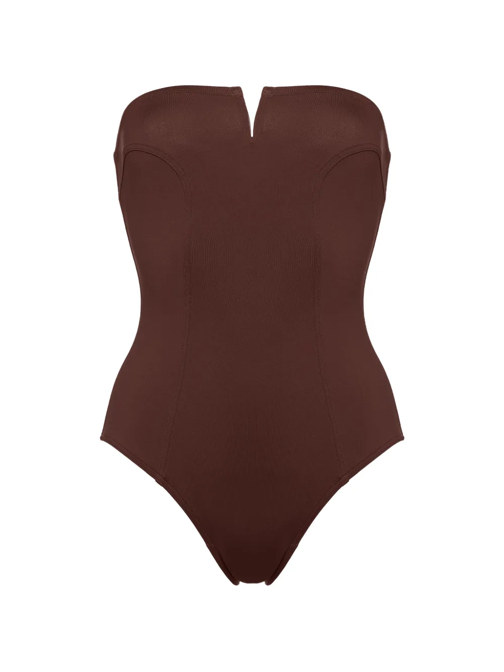 Eres Apparence Bustier Swimsuit In Brown