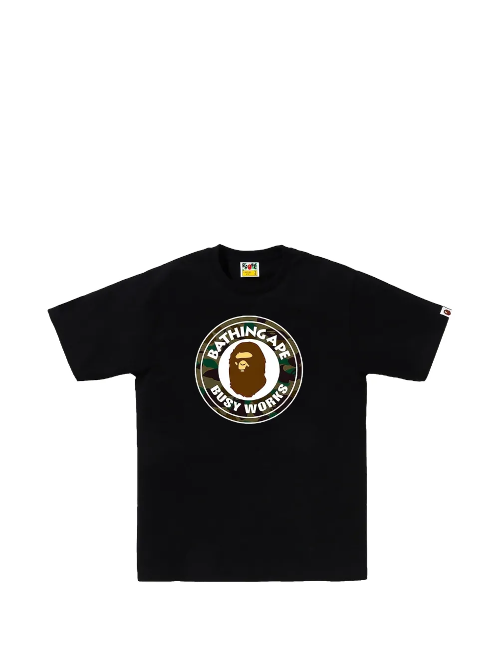 A BATHING APE T-shirt met print Zwart