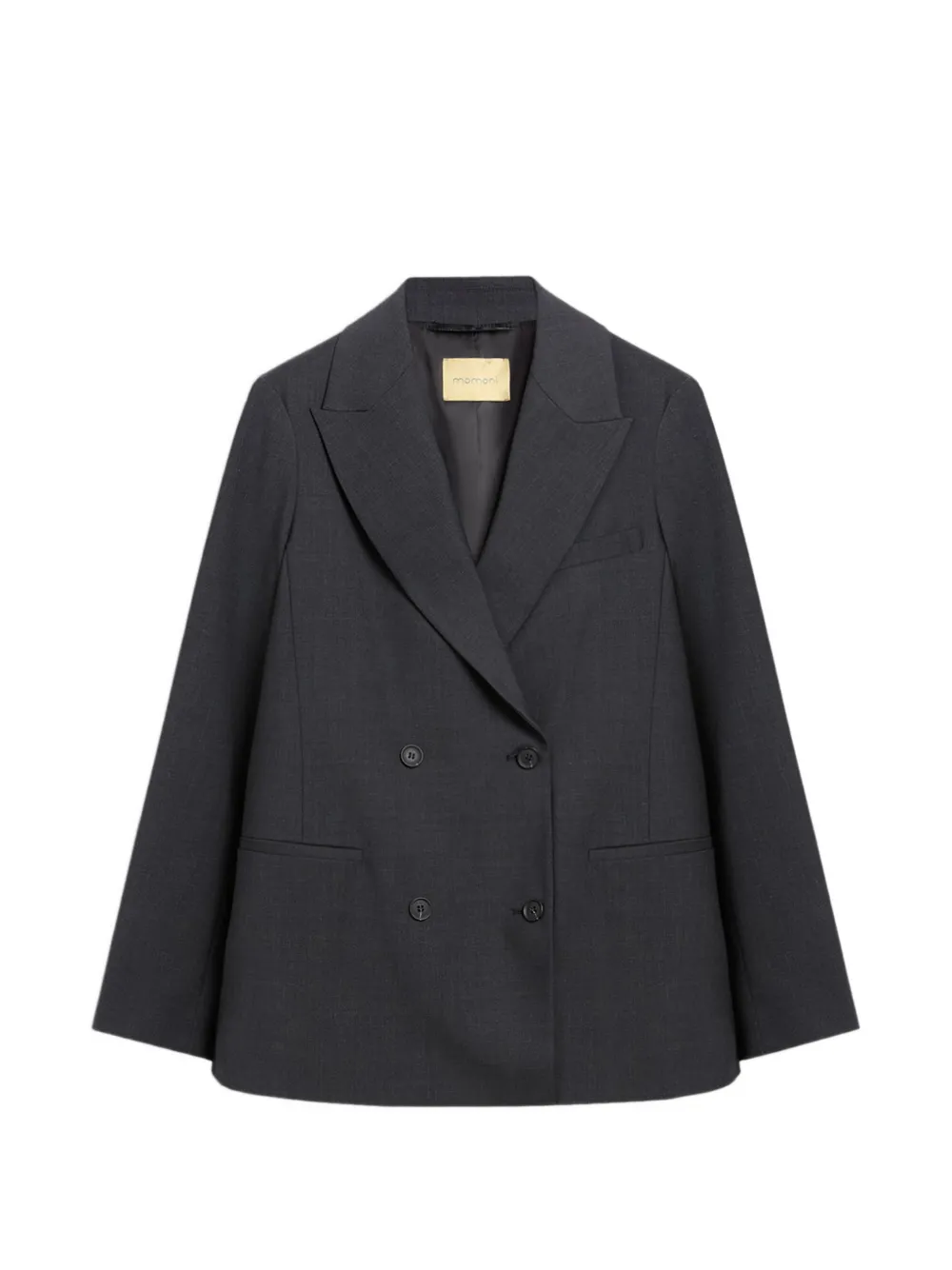 MOMONÌ Rosemary double-breasted blazer - Grey