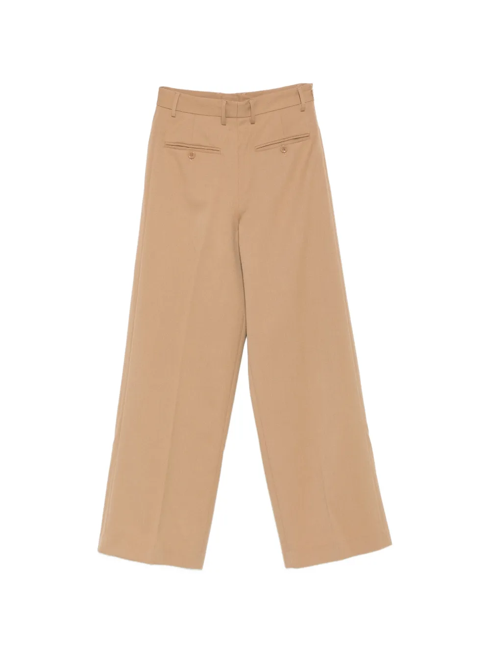 MM6 Maison Margiela Kids belt-loops wide-leg trousers - Toni neutri
