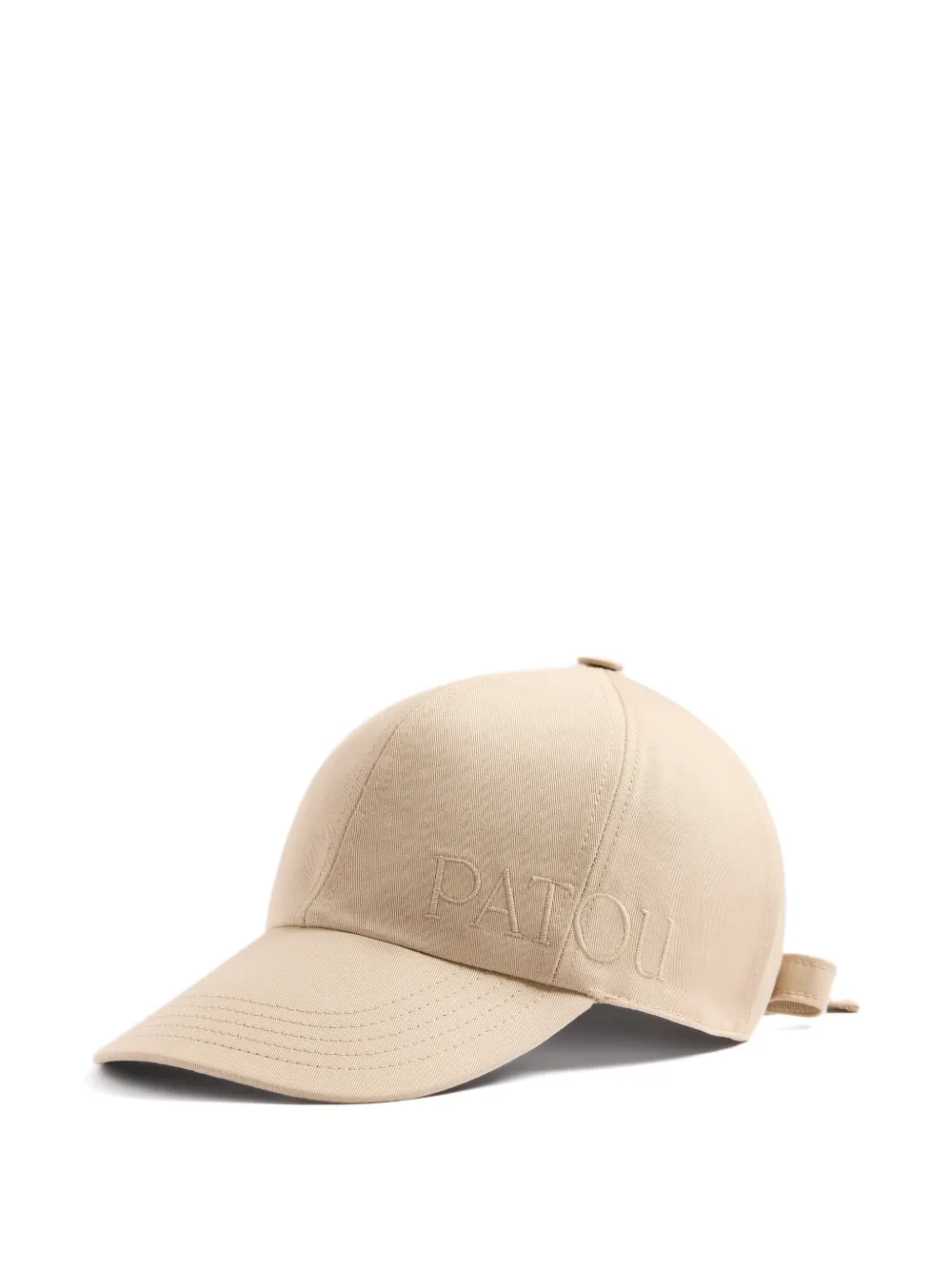 Patou knot embroidered-logo cap | Neutrals | Image 1