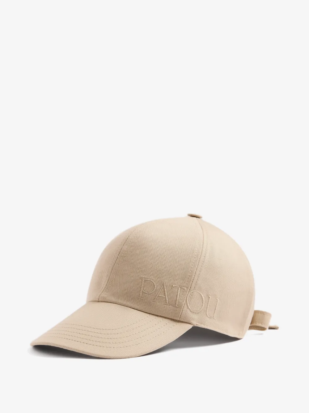 Patou knot embroidered-logo cap | Neutrals | Image 1