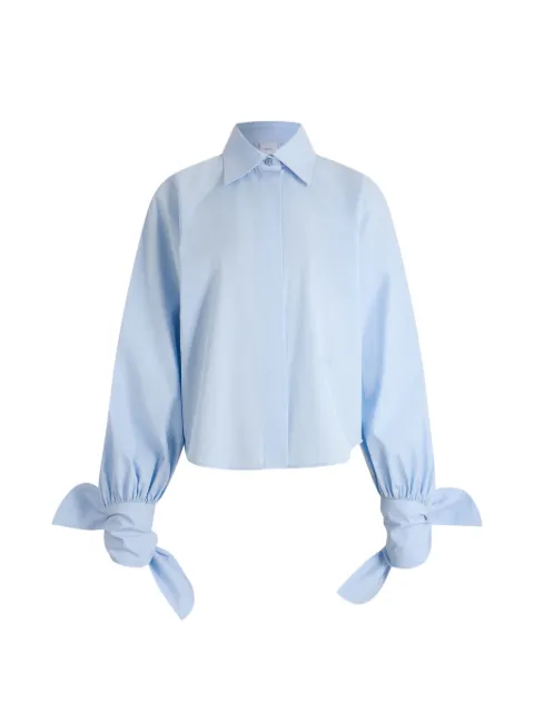 Patou bow-detail long-sleeve blouse