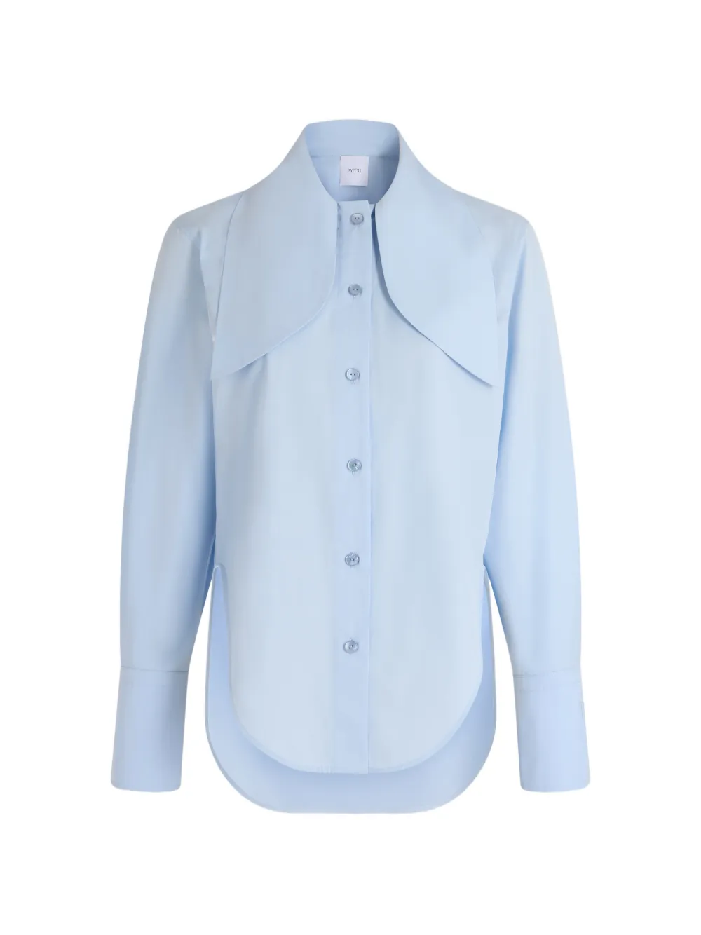 Patou Bow-collar Blouse in Blue, view 2