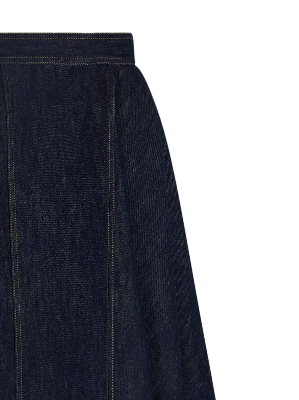 Patou ハンカチーフヘム スカート | ブルー | FARFETCH JP