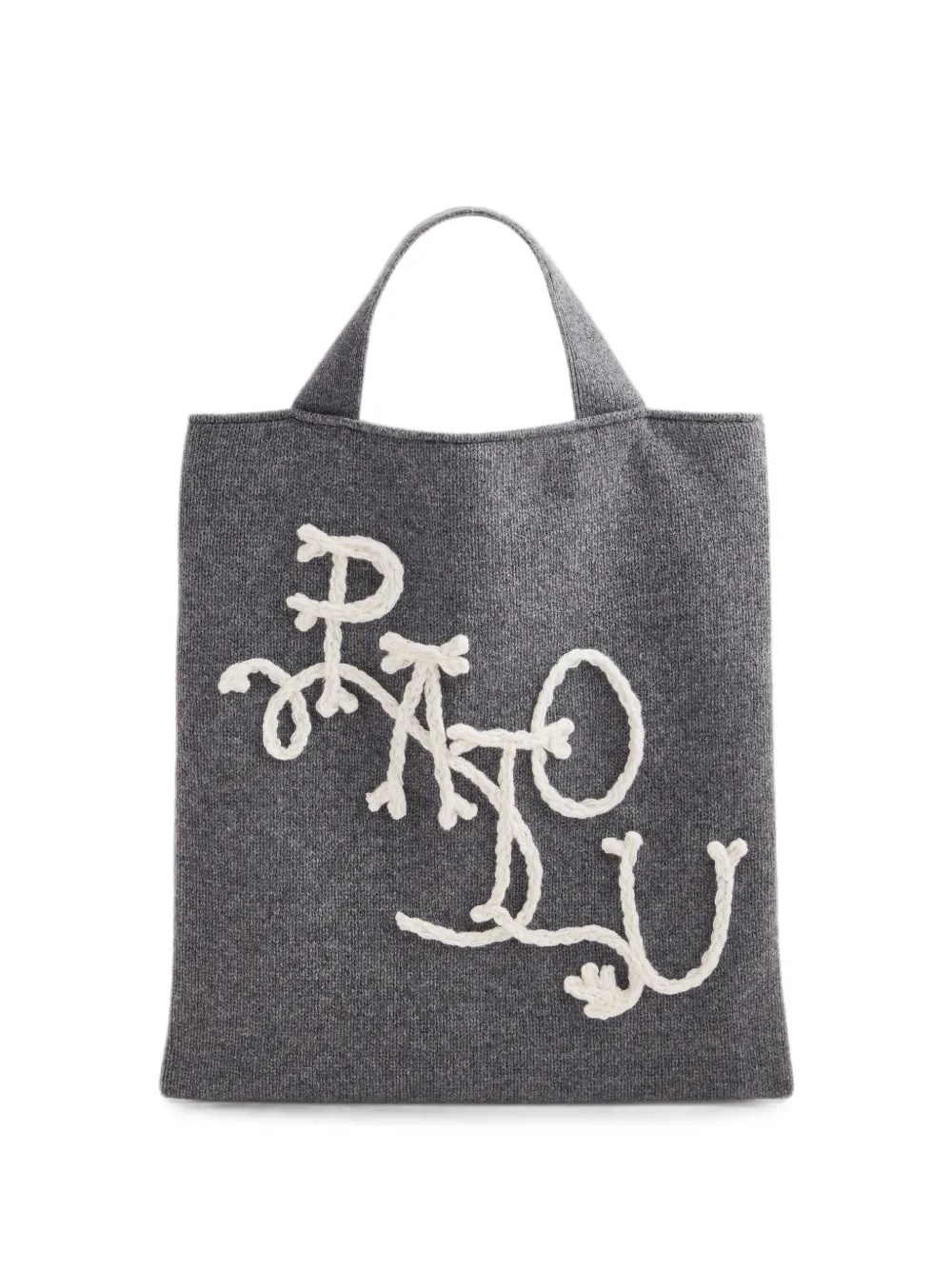 Patou Cornelly Logo-embroidered Tote Bag In Gray