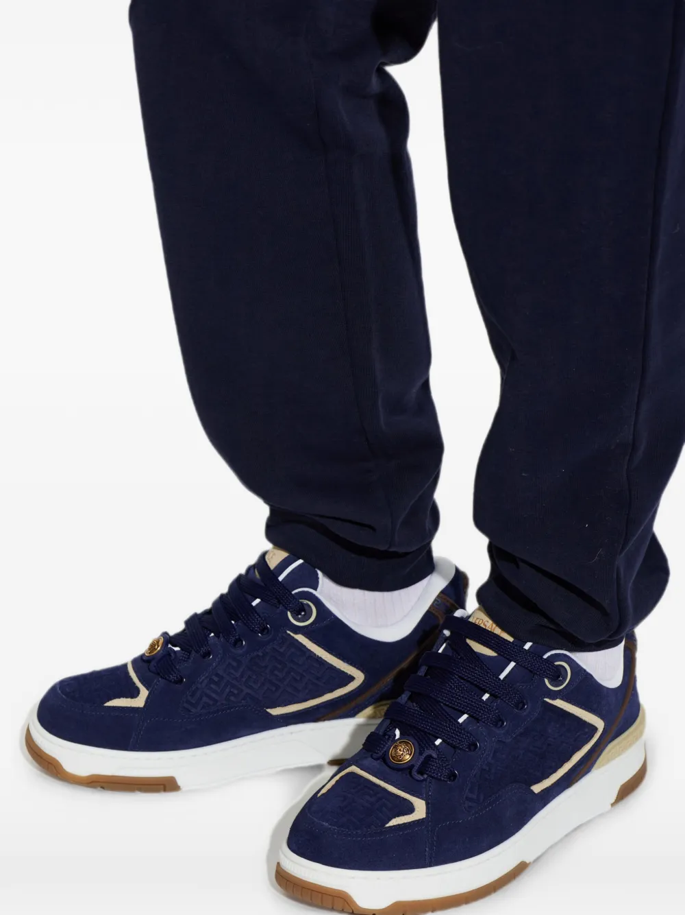 Versace Biggie Basket sneakers Blauw
