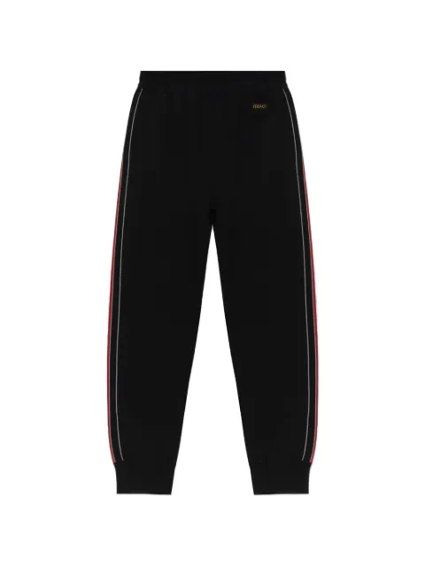 Versace ribbed-cuff track pants
