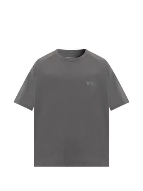 Y-3 logo-print raglan-sleeve T-shirt