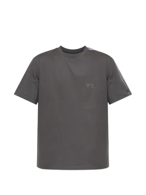 Y-3 logo-print side-stripe T-shirt