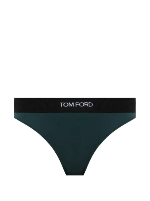TOM FORD logo-waistband thong