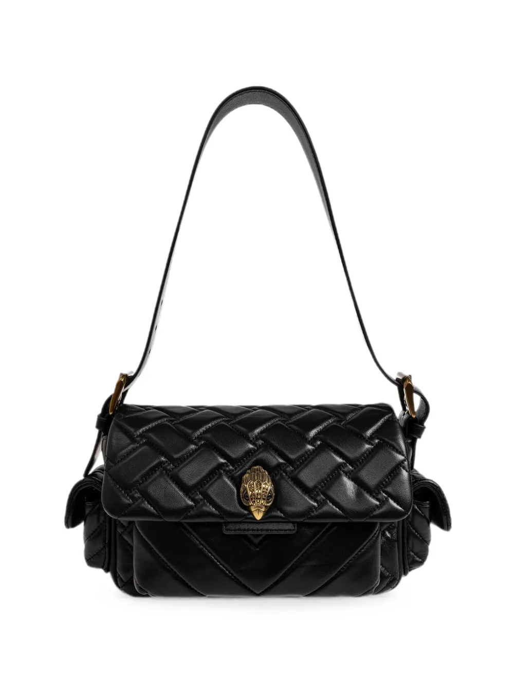 Kurt Geiger London Kensington Multipocket quilted shoulder bag - Black