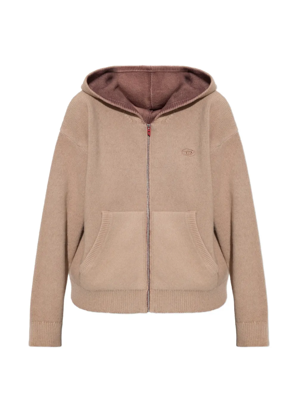 Diesel M-Pickly zip-up hoodie - Neutrals