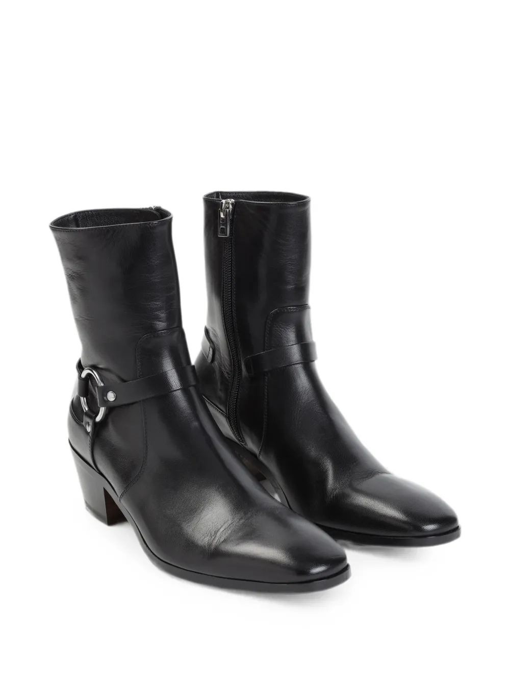 TOM FORD harness-detail ankle boots Zwart