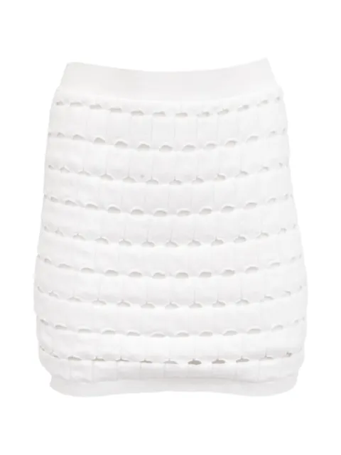 IRO 2020s Spira open-knit mini skirt