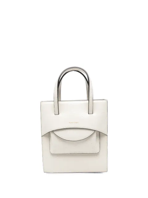 HIDESINS logo-print top-handle tote bag