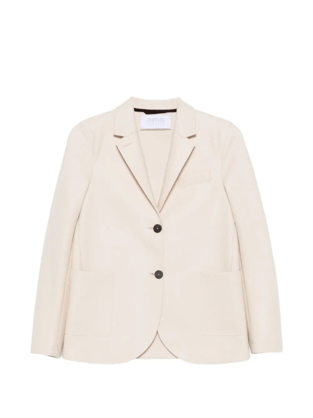 Harris Wharf London notched-lapels single-breasted blazer - Toni neutri