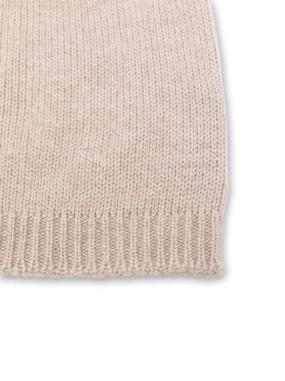 Fabiana Filippi Muts met geribbelde afwerking Beige