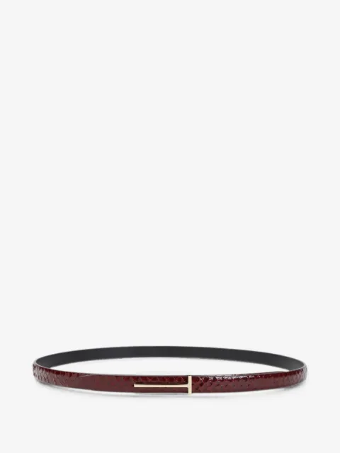 TOM FORD T-logo belt