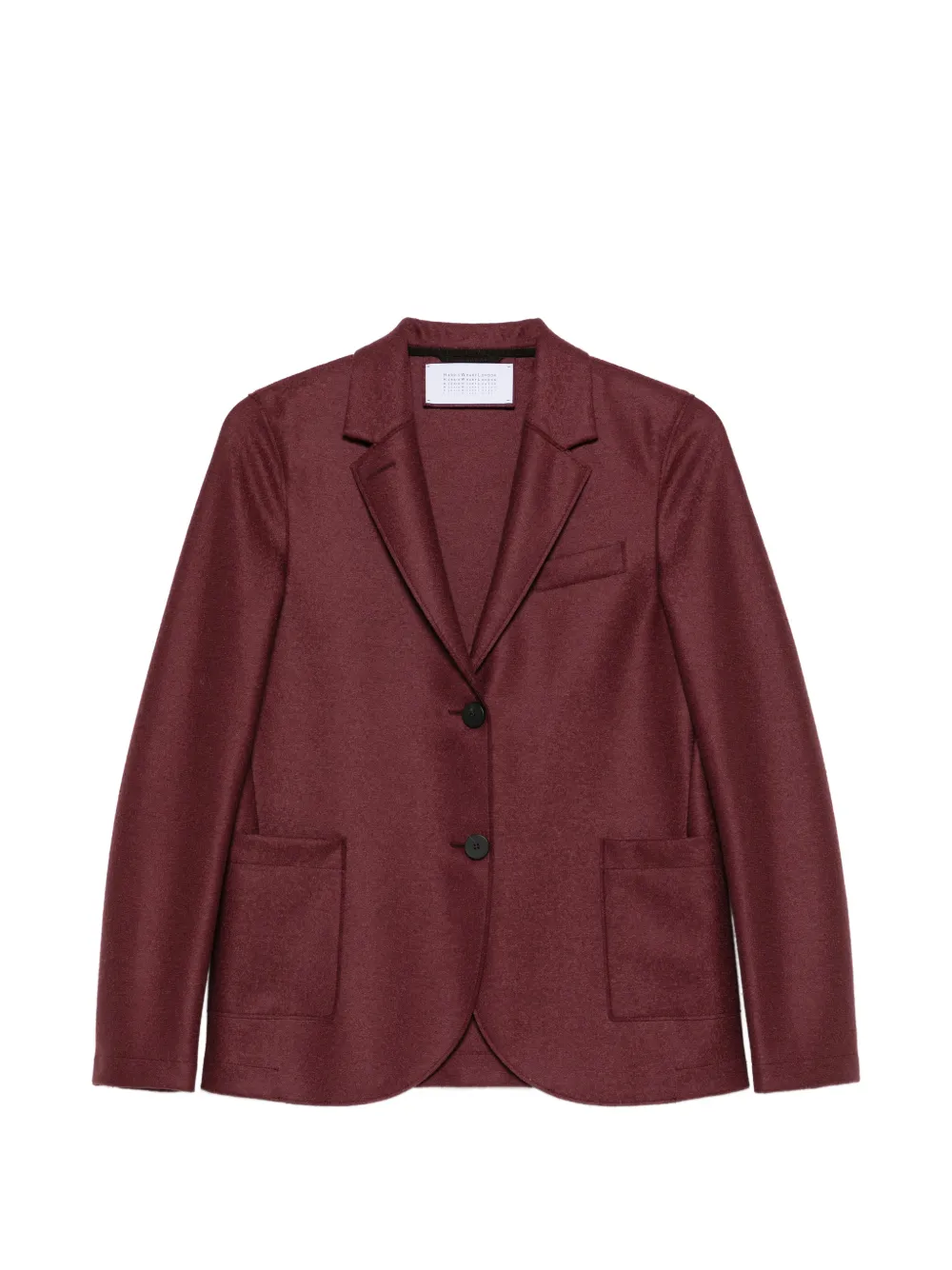 Harris Wharf London single-breasted notched-lapels blazer - Rot