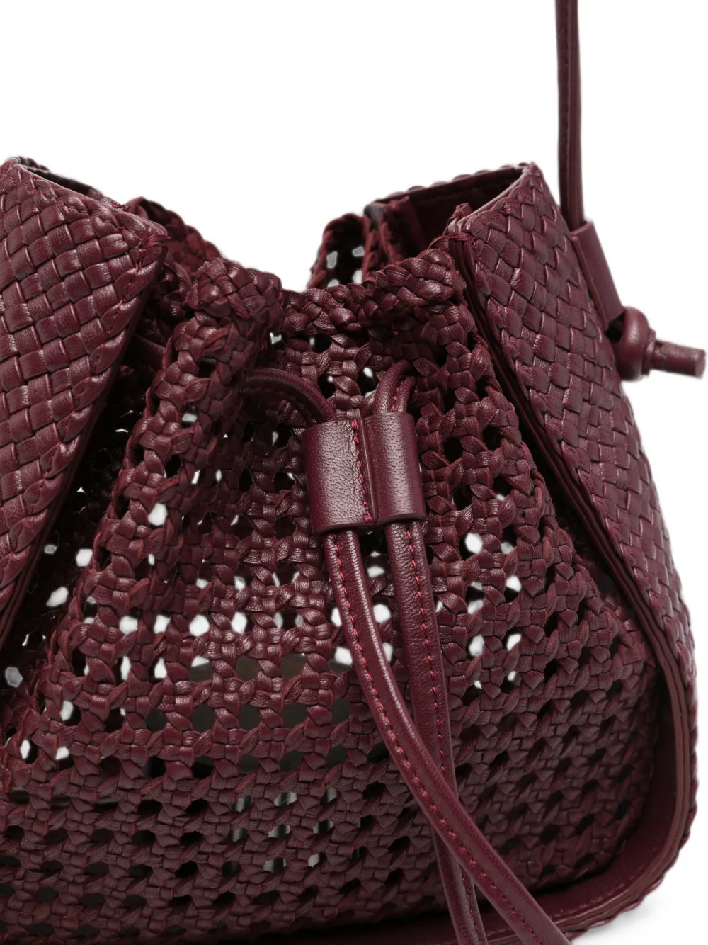 Forte Leren schoudertas Rood