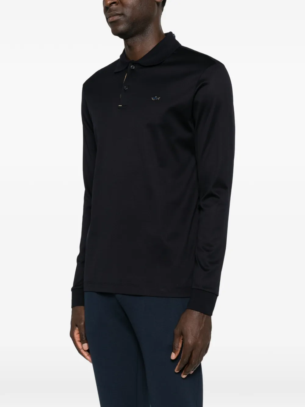 Paul & Shark Poloshirt met lange mouwen Blauw
