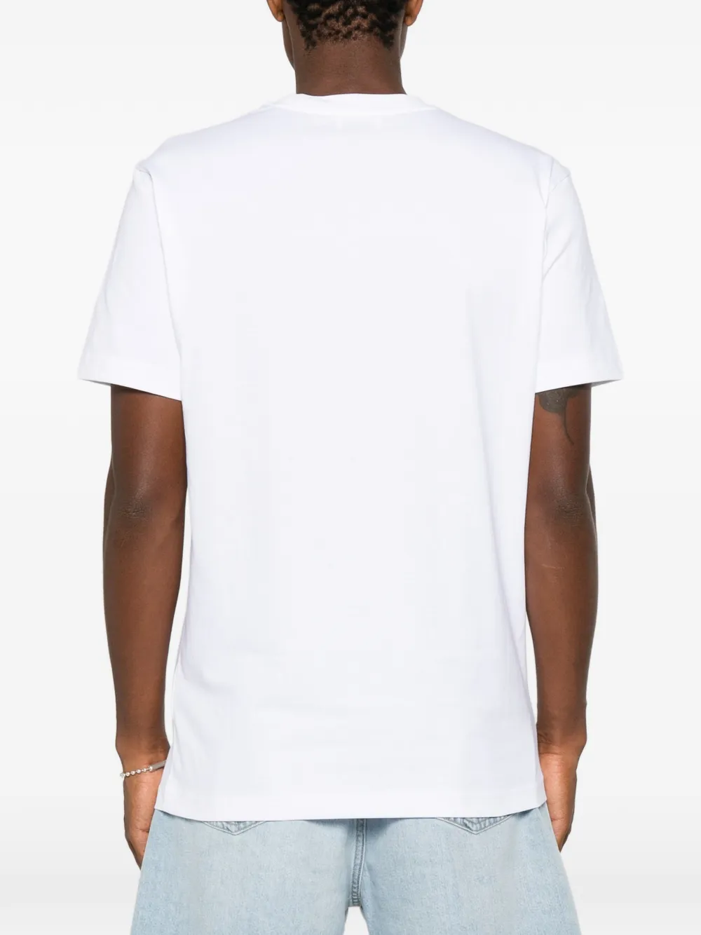 Moschino T-shirt met logoprint Wit