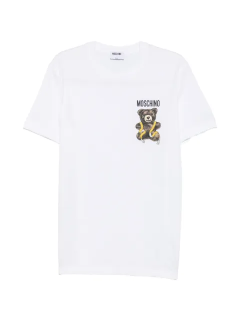 Moschino 테디 베어 로고 프린트 티셔츠