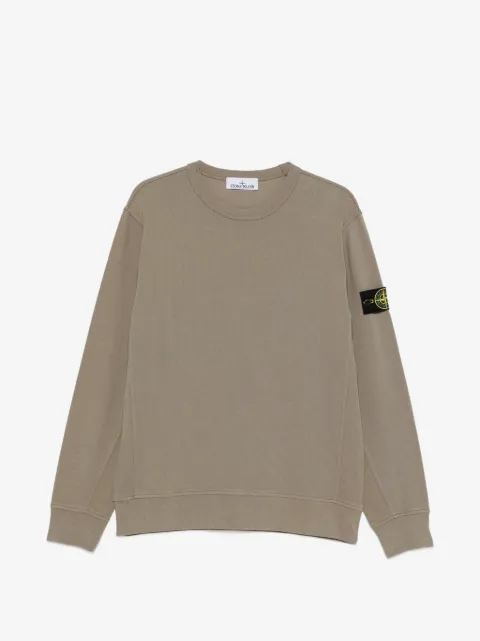 Stone Island logo-patch sweatshirt