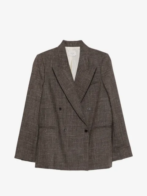 Alysi double-breasted peaked-lapels blazer