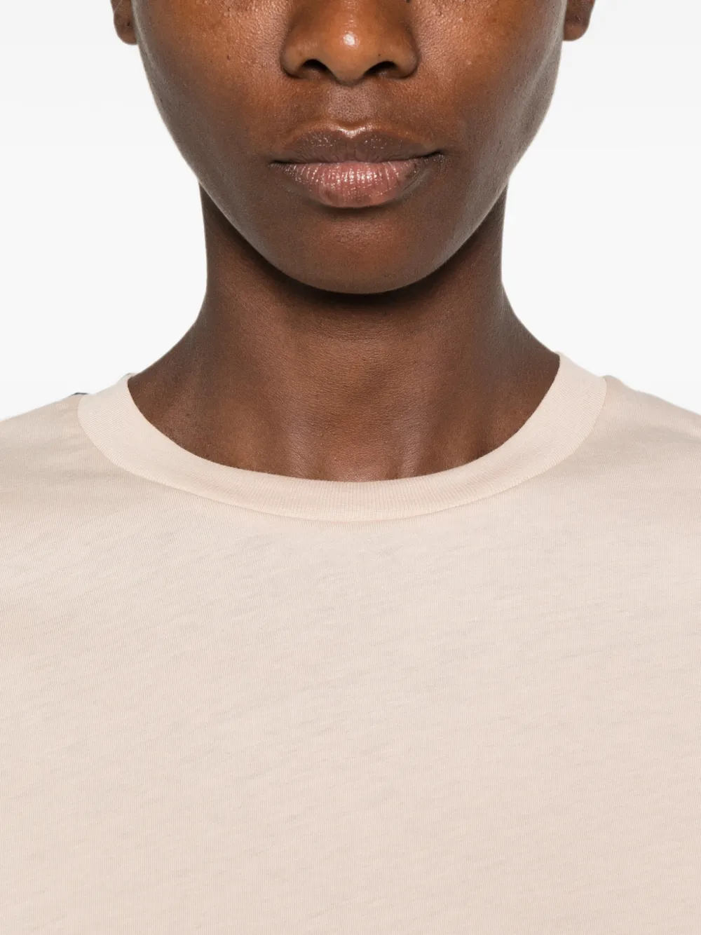 WARDROBE.NYC T-shirt met ronde hals Beige