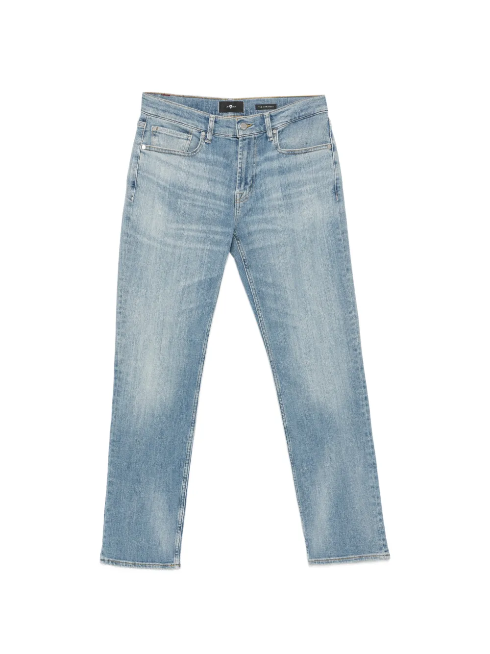 7 For All Mankind five-pocket straight-leg jeans - Blu