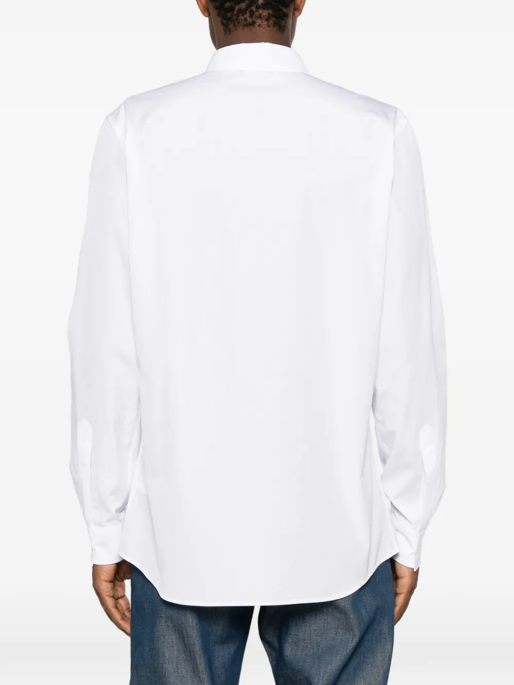 Moschino Overhemd met logopatch Wit