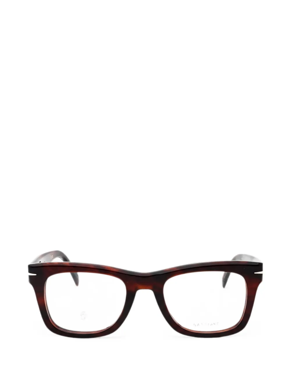 Eyewear by David Beckham square-frame glasses - Marrone