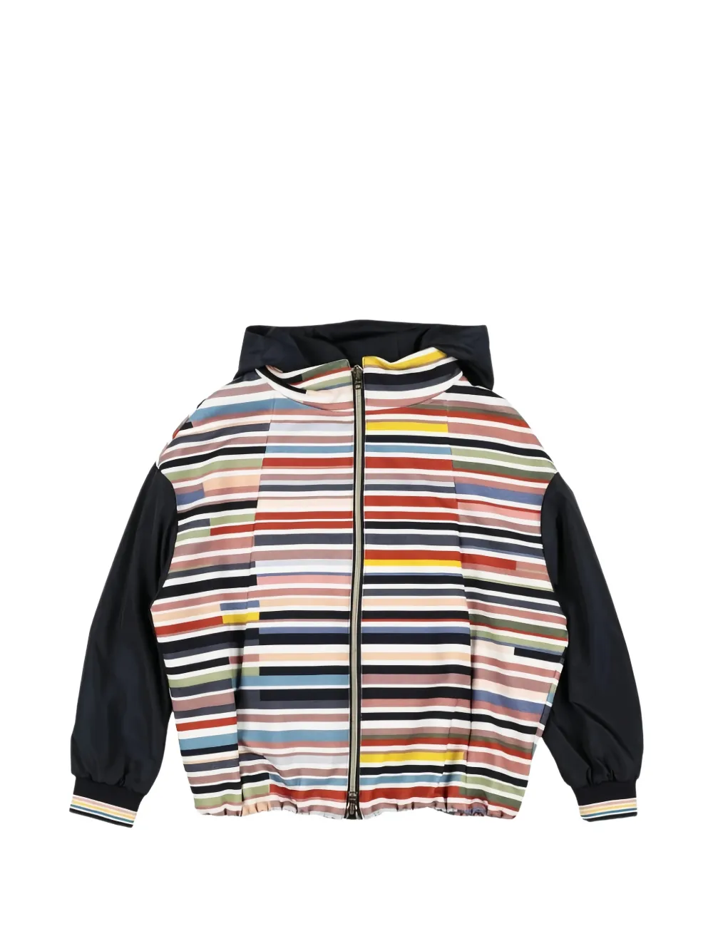 Herno Kids Gestreept jack Zwart