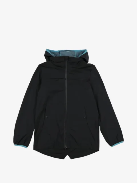 Herno Kids hooded zip-up jacket