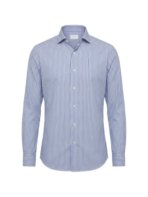 Xacus striped long-sleeve shirt
