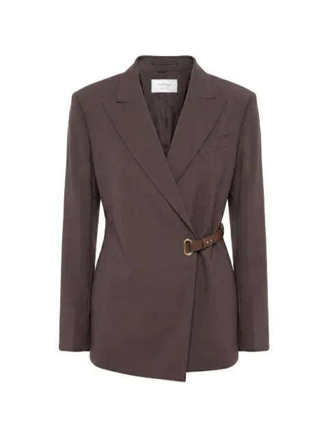 Sportmax blazer con diseño cruzado