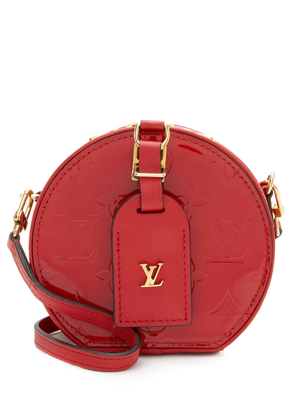 Louis Vuitton Pre-Owned 2019 Monogram Vernis Boite Chapeau shoulder bag - Red