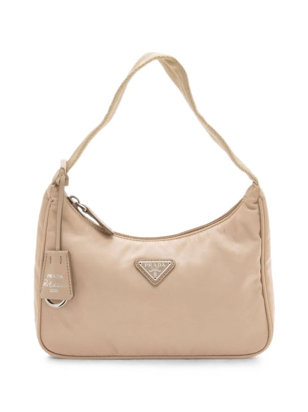 Prada Pre-Owned Re-Edition 2000 Tessuto shoulder bag - Brown