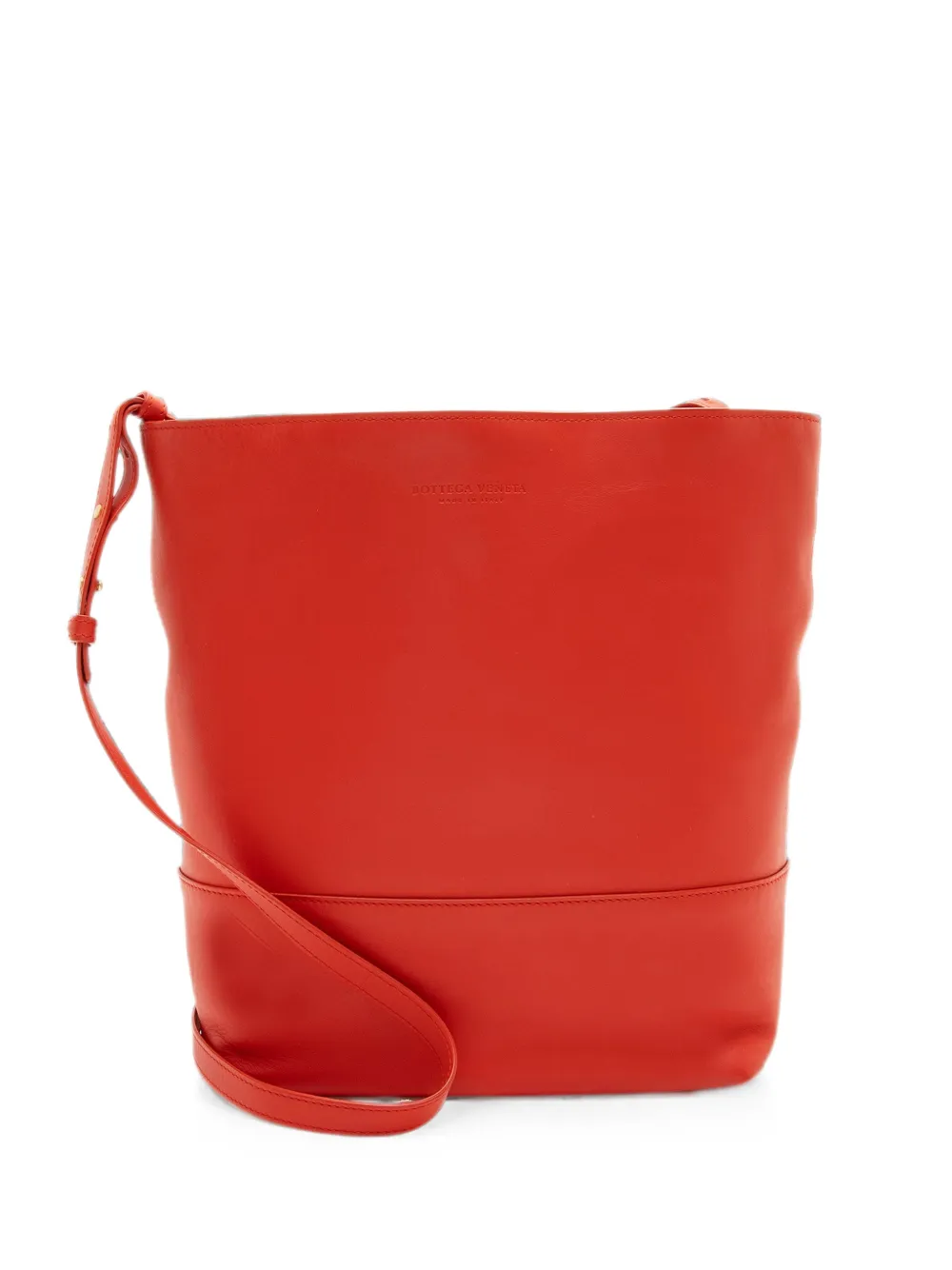 Bottega Veneta Pre-Owned Nappa leather bucket bag - Red