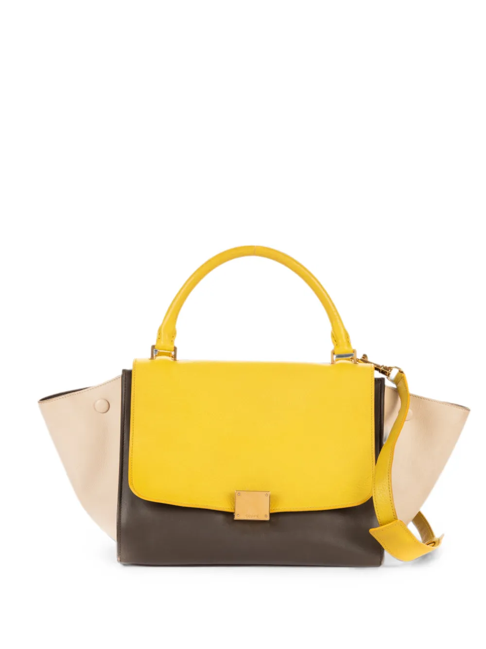 Celine Pre-Owned small Trapeze tote bag - Yellow